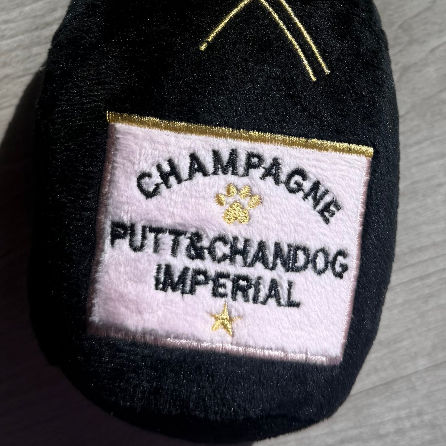 Puet Chandog Champagne Squeaky Plush Toy