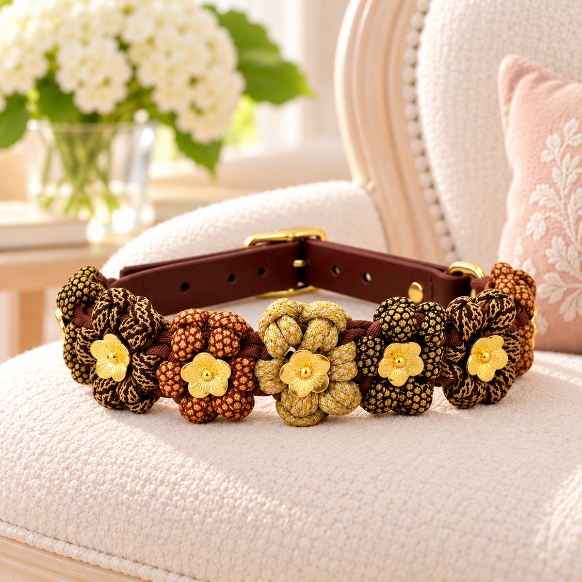 Cocoa Flower Collar