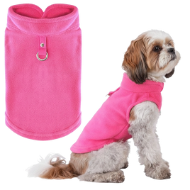 Fuchia Fleece harness Vest