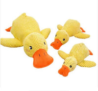 Yellow Plush Duck Squeaky Toy