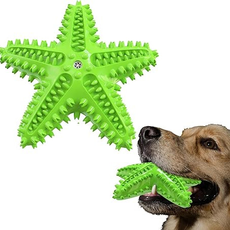 Starfish Dog Toy – Dental Chew & Water Float | Uptown Hound