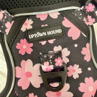 Cherry Blossom No-Pull Dog Harness Padded Neoprene By Uptown Hound