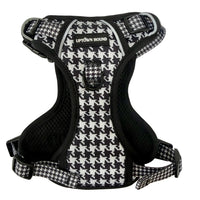 Classic Houndstooth No-Pull Dog Harness Padded Neoprene By Uptown Hound