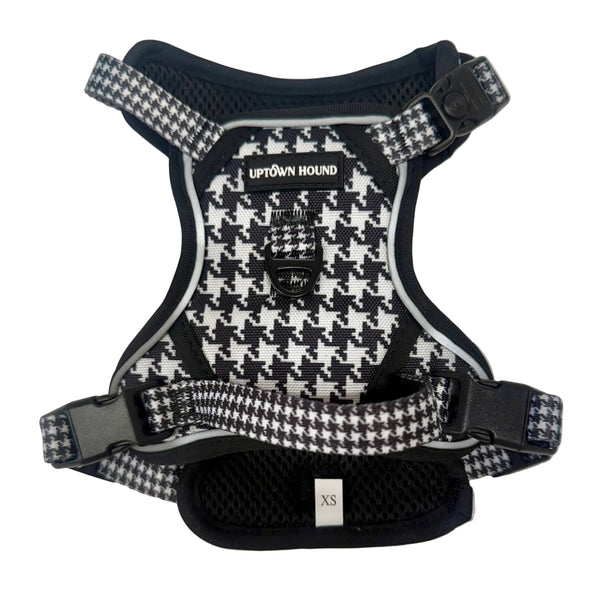 Houndstooth No-Pull Dog Harness Padded Neoprene By Uptown Hound