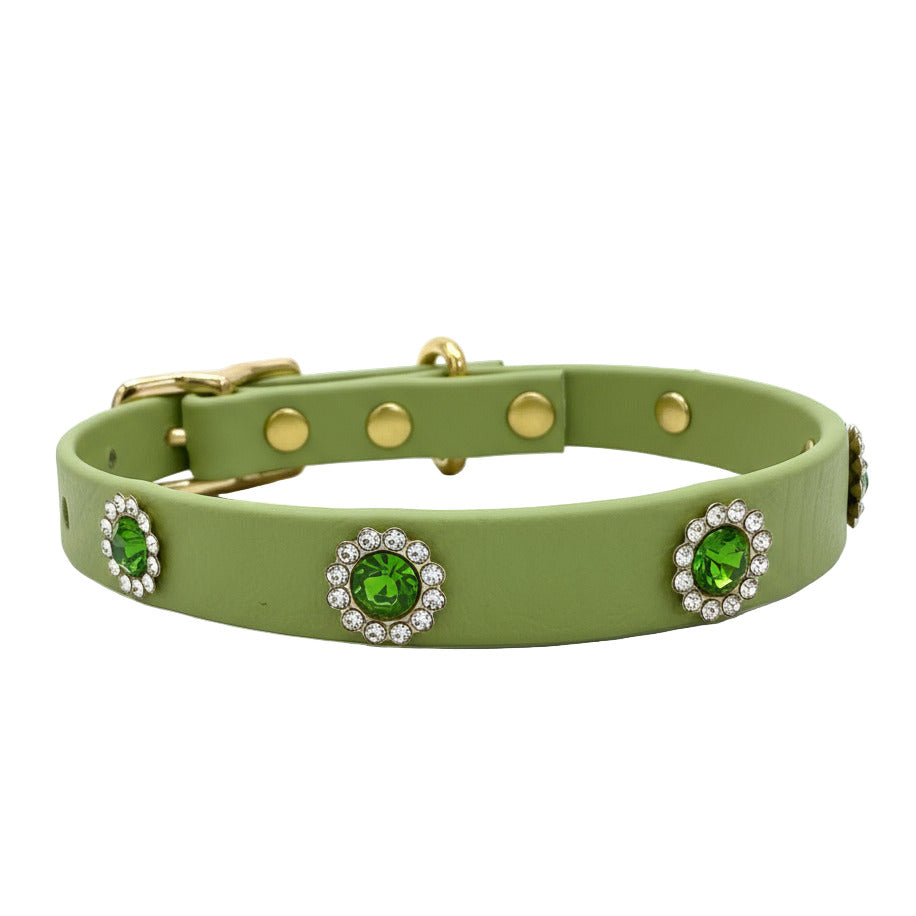 CrHound Jewels Rhinestone Dog Collar - Luxury Bling Pet Collar | The Uptown Hound