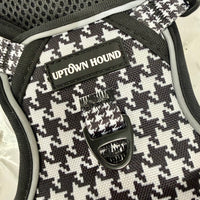 Classic Houndstooth No-Pull Dog Harness Padded Neoprene By Uptown Hound