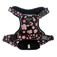 Cherry Blossom Padded Neoprene No-Pull Dog Harness By Uptown Hound