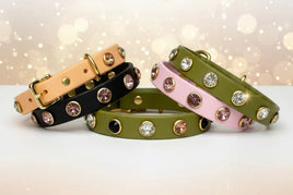 CrHound Jewels Rhinestone Dog Collar - Luxury Bling Pet Collar | The Uptown Hound