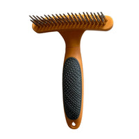 Detangling Rake pulls up matted coat and breaks thru and loosens tangles