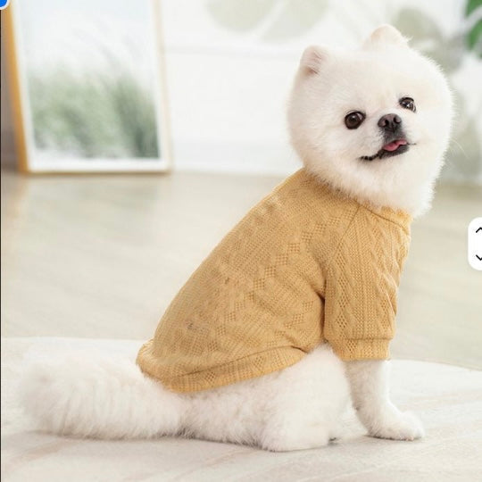 Textured Knit T-Shirt