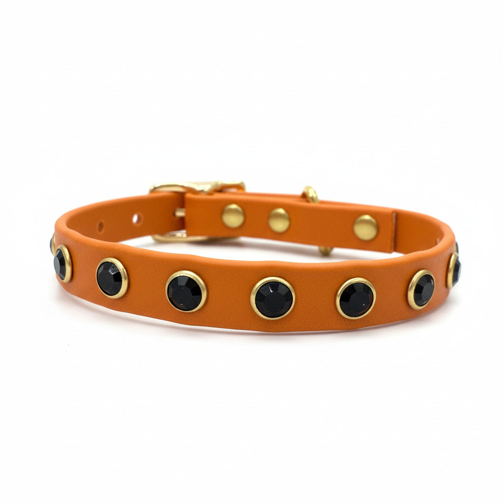 CrHound Jewels Rhinestone Dog Collar - Luxury Bling Pet Collar | The Uptown Hound