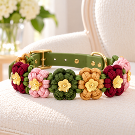 Matcha & Petal Flower Collar
