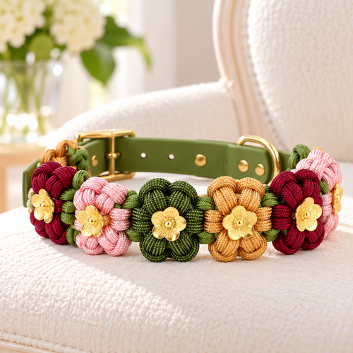 Matcha Flower Collar