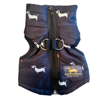 Dog Print Harness Vest