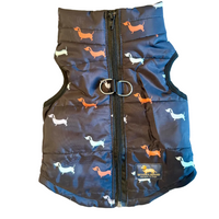 Dog Print Harness Vest