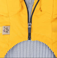Hooded Waterproof Sports Style Raincoat Harness