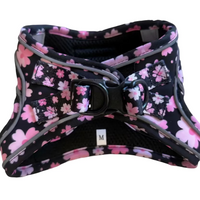 Cherry Blossom Vest Harness comfortable Padded Neoprene By Uptown Hound
