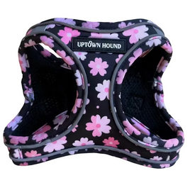 Cherry Blossom Vest Harness comfortable Padded Neoprene By Uptown Hound