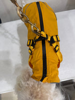 Reflective Waterproof Dog Rain Jacket with Built-In Harness | The Uptown Hound
