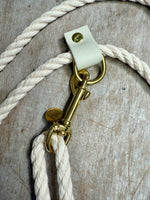 7' The Perfect Convertible Beach Rope Leash - Ecru