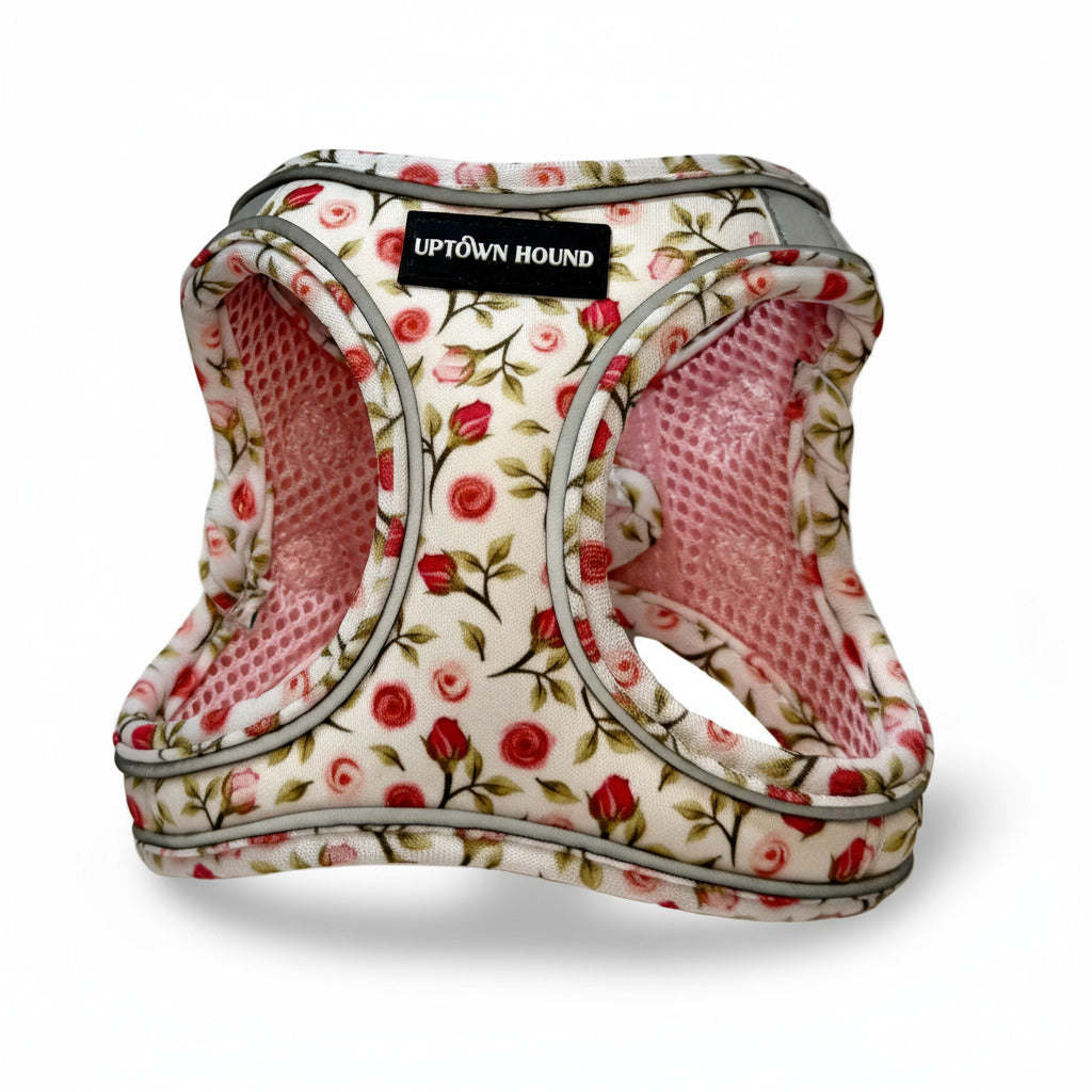 Rosebud Vest Harness - Padded Neoprene | By Uptown Hound