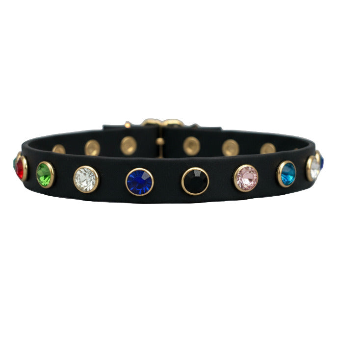 CrHound Jewels Rhinestone Dog Collar - Luxury Bling Pet Collar | The Uptown Hound