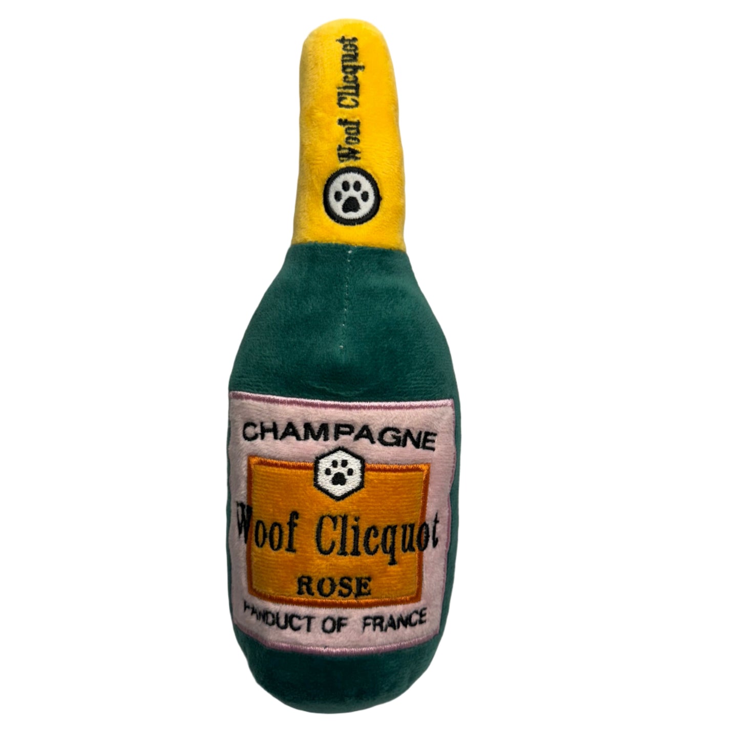 Woof Clicquot Rose' Plush Dog Toy