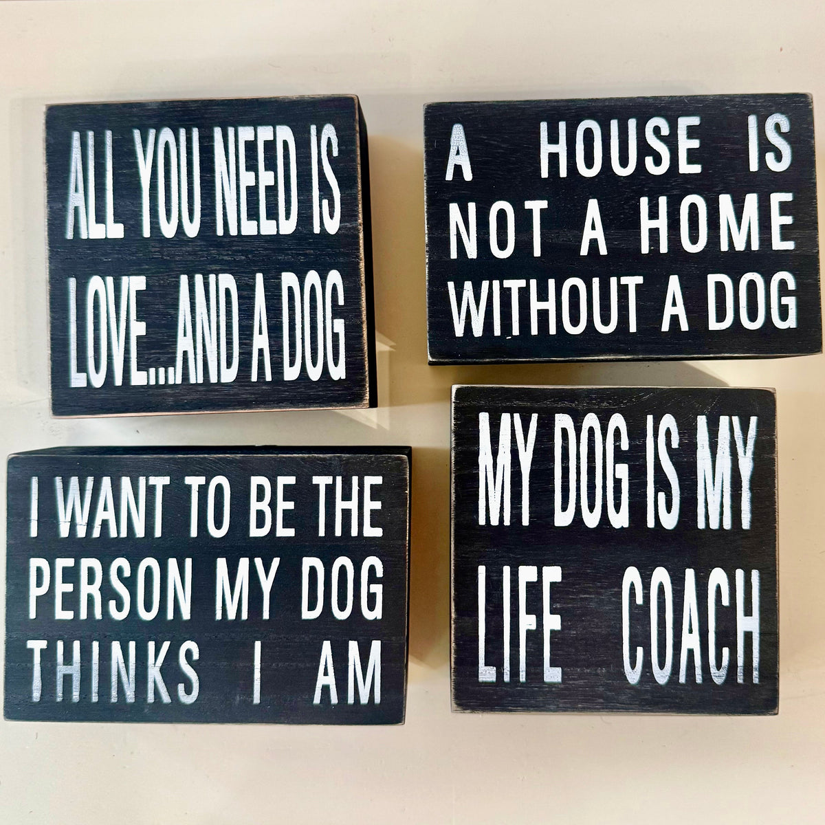 A House Is Not A Home - Graphic Wooden Box Signs