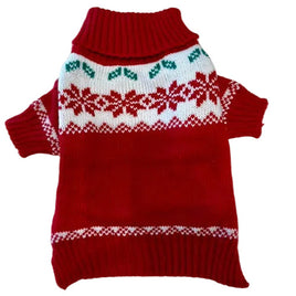 Classic Red Snowflake Sweater