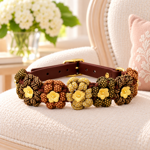 Cocoa Flower Collar