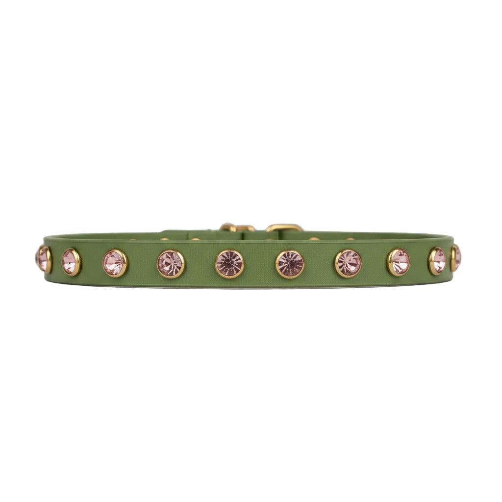 CrHound Jewels Rhinestone Dog Collar - Luxury Bling Pet Collar | The Uptown Hound