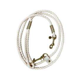 7' The Perfect Convertible Beach Rope Leash - Ecru