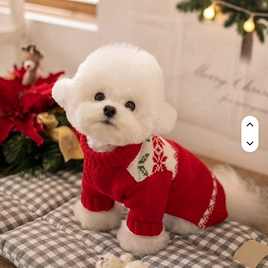 Classic Red Snowflake Sweater