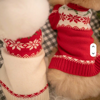 Classic White Snowflake Sweater