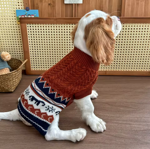 Russet Dog Sweater 🎄
