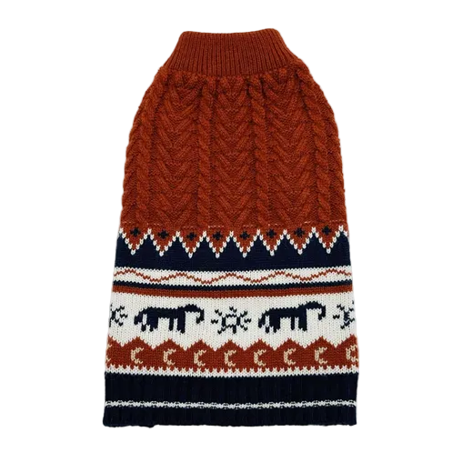 Russet Dog Sweater 🎄