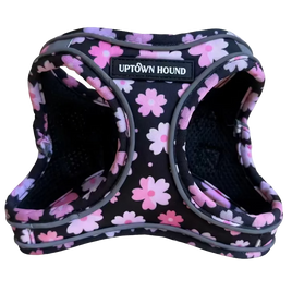 Cherry Blossom Vest Harness comfortable Padded Neoprene By Uptown Hound