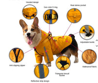 Hooded Waterproof Sports Style Raincoat Harness