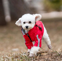 Hooded Waterproof Sports Style Raincoat Harness