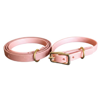 Frosted Blush Buckle Collars Square