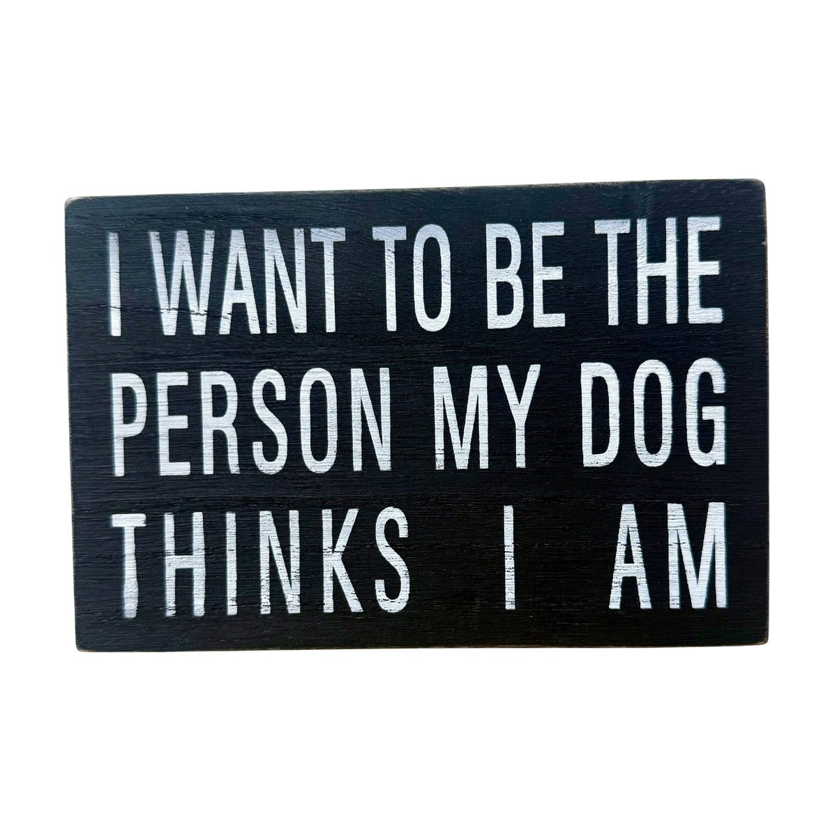 I Want To Be - Graphic Wooden Box Signs