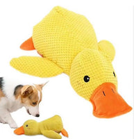 Yellow Plush Duck Squeaky Toy