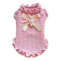 Pink Bunny Ruffled Sweater