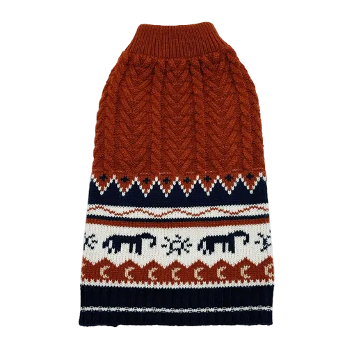 Russet Dog Sweater 🎄