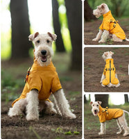 Reflective Waterproof Dog Rain Jacket with Built-In Harness | The Uptown Hound