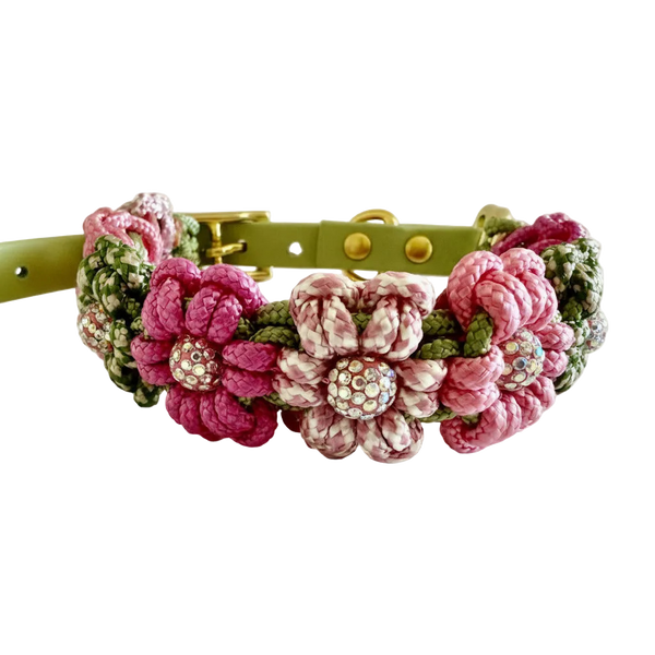 Sparkly Flower Collar