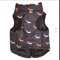Dog Print Harness Vest