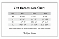 Vest Harness Size Chart