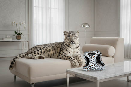White Leopard Harness Ad