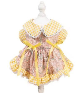 Yellow Gingham Dress